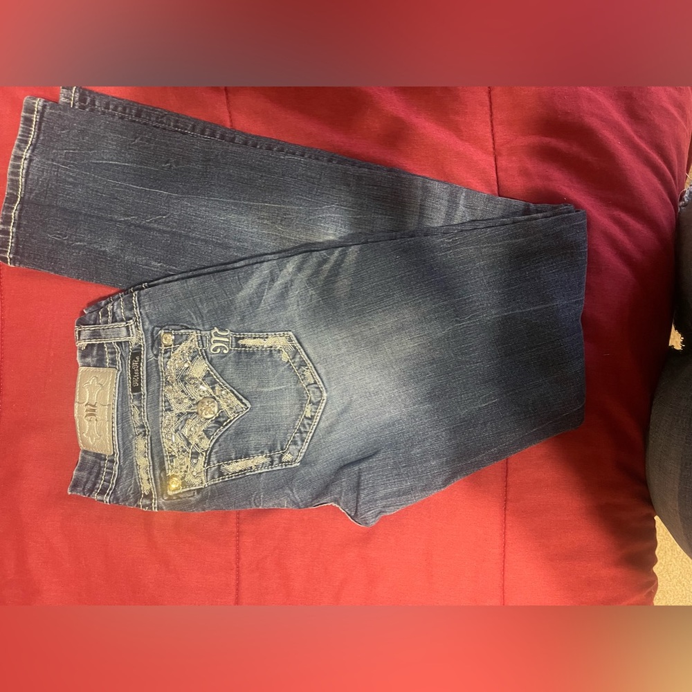 Miss me straight leg signature jeans